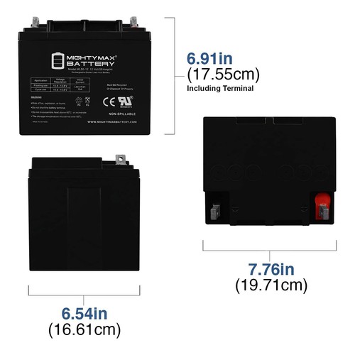 Mighty max 12v 50ah - 12v, sla