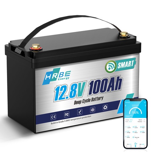 Bluetooth 12v 100ah lifepo4 - 100ah,